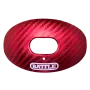 Paradenti da calcio Battle Carbon Chrome Oxygen rosso