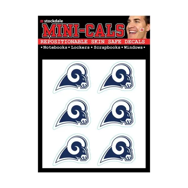 Autocollants pour Visage des Los Angeles Rams