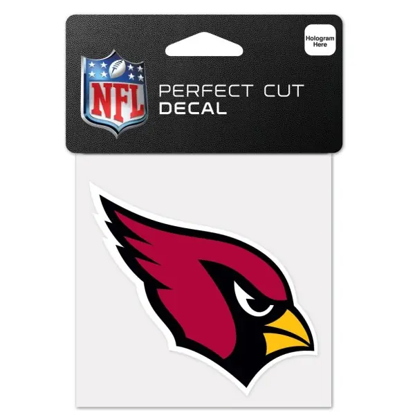 Arizona Cardinals 4" x 4" Logo Decal