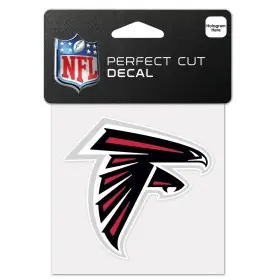Calcomanía de Logotipo de 4" x 4" de los Atlanta Falcons