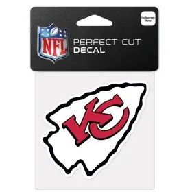 Autocollant Logo Kansas City Chiefs 4" x 4"