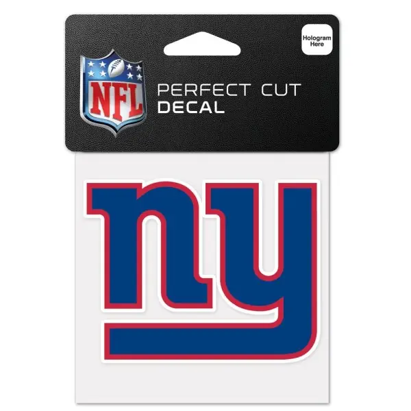 New York Giants 4" x 4" Logodekoration