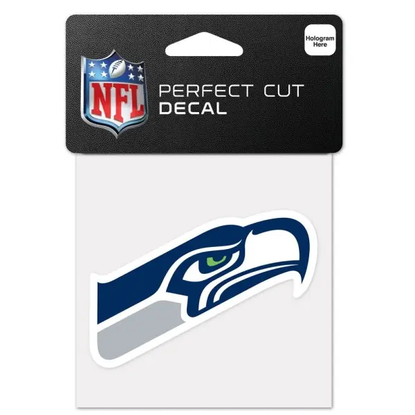 Seattle Seahawks Adesivo Logo 4" x 4"