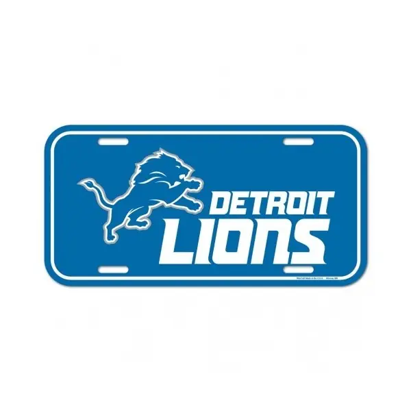 Detroit Lions Nummerplade