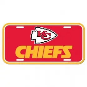 Placa de Matrícula de los Kansas City Chiefs