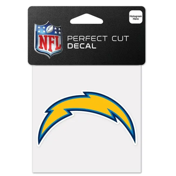 Los Angeles Chargers 4" x 4" Logoklistermärke