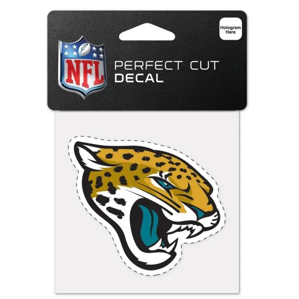 Jacksonville Jaguars 4" x 4" Logodekal
