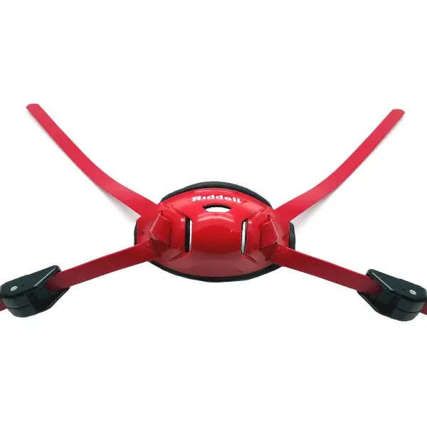 Riddell Speedflex Cam Loc hard Cup Mentonnière rouge