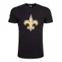 Camiseta con Logo del Equipo New Orleans Saints de New Era