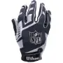 Guantes de receptor ajustados Wilson NFL Silver Back