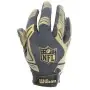 Gants de réception Wilson NFL Stretch Fit Or