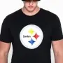 Camiseta con Logotipo del Equipo de los Pittsburgh Steelers de New Era