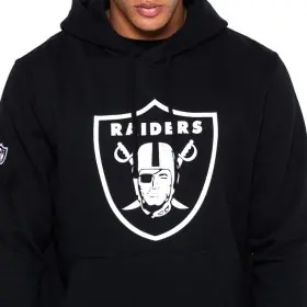 Sweat à capuche logo d'équipe Las Vegas Raiders New Era
