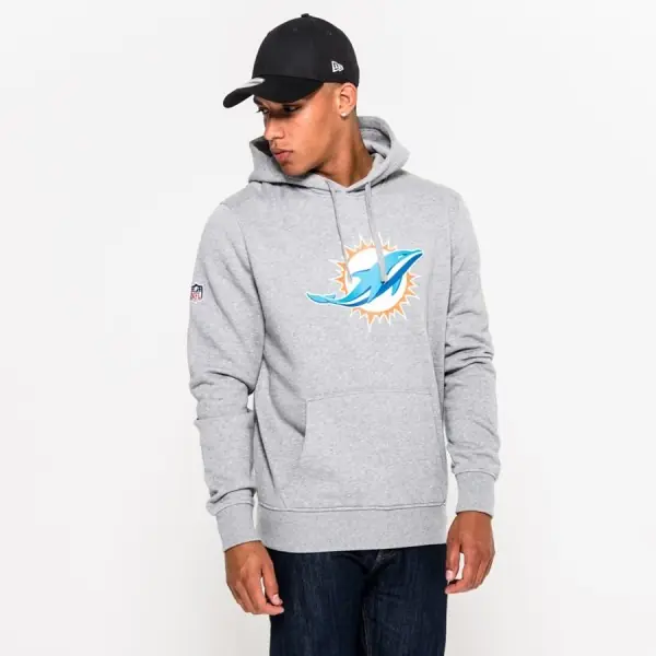 Miami Dolphins New Era Holdlogo Hættetrøje