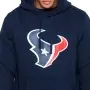 Felpa con cappuccio con logo della squadra Houston Texans di New Era