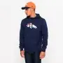 Sudadera con capucha de los Denver Broncos de New Era con el logo del equipo al frente 2