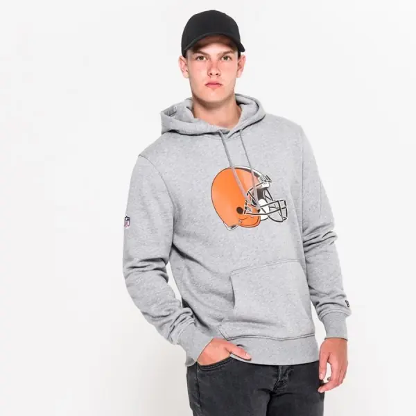 Cleveland Browns New Era Team Logo Huvtröja