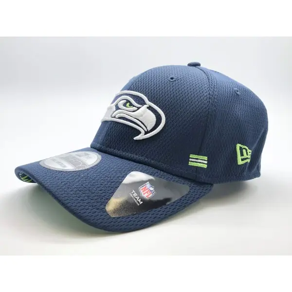 Cappello Ufficiale NFL Sideline dei Seattle Seahawks 39Thirty Stretch Fit