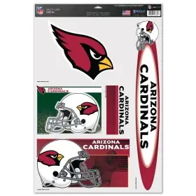 Paquete de 5 Pegatinas Multiuso Arizona Cardinals