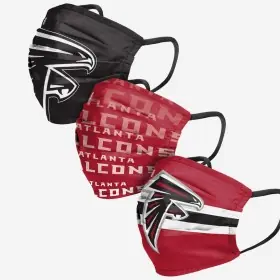 Atlanta Falcons Ansigtsmaske 3-pak