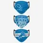 Detroit Lions Gesichtsschutz 3er-Pack