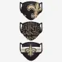 Cubrebocas New Orleans Saints Paquete de 3
