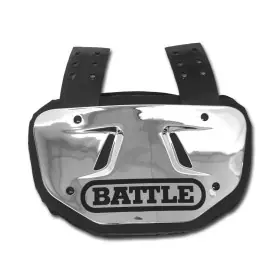 Placa posterior cromada Battle
