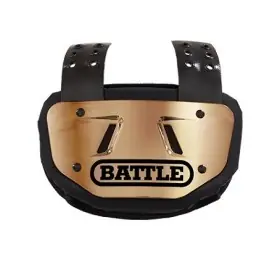 Battle Chrome bagplade guld