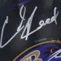 Ed Reed Baltimore Ravens Signierter Riddell Super Bowl XLVII Kombi-Logo Minihelm