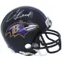 Ed Reed Baltimore Ravens Signierter Riddell Super Bowl XLVII Kombi-Logo Minihelm