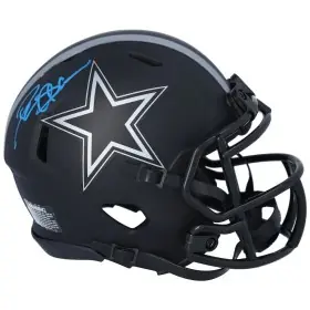 Deion Sanders Dallas Cowboys Casco Mini Autografato Riddell Eclipse Alternate Speed