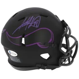 Adrian Peterson Minnesota Vikings Signierter Riddell Eclipse Alternate Speed Minihelm
