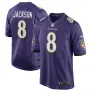 Baltimore Ravens Nike Spieltrikot - Lamar Jackson Lila