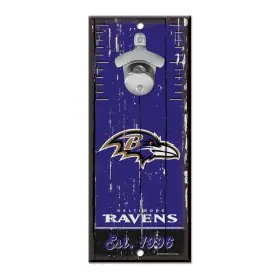 Baltimore Ravens flaskeåbner skilt 5" x 11"