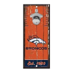 Abridor de Botellas con Letrero de Denver Broncos 5" x 11"