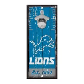 Detroit Lions Flaschenöffner-Schild 5" x 11"