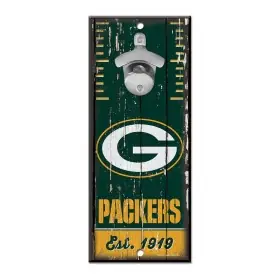 Green Bay Packers Flaschenöffner-Schild 5" x 11"