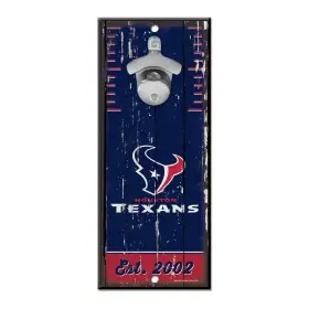 Houston Texans Flaschenöffner-Schild 5" x 11"