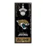 Jacksonville Jaguars Flaschenöffner-Schild 5" x 11"
