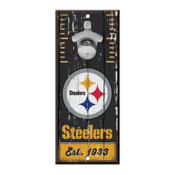 Abrebotellas del Pittsburgh Steelers 5" x 11"