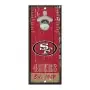 San Francisco 49ers Flaschenöffner-Schild 12,7 cm x 27,9 cm