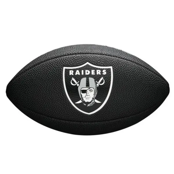 Pallone da Football Americano Mini con Logo della Squadra NFL - Las Vegas Raiders