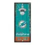Letrero abrebotellas de los Miami Dolphins 5" x 11"