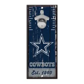 Letrero abrebotellas de los Dallas Cowboys 5" x 11"