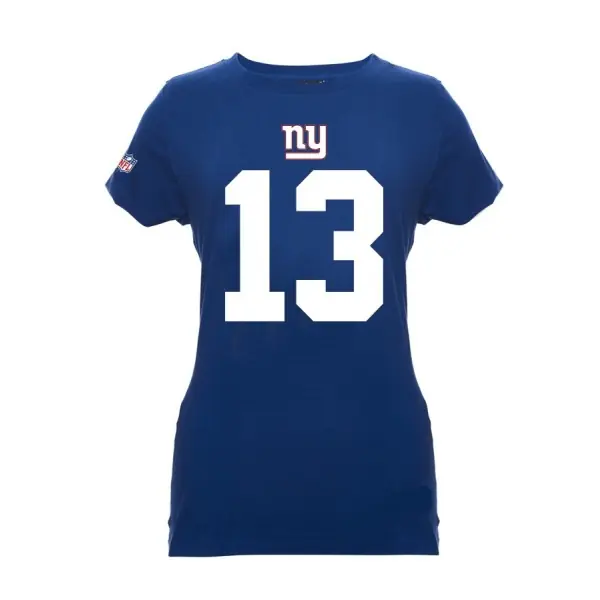 Camiseta para Damas con Nombre y Número de los New York Giants (Frontal)