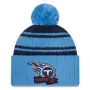 Tennessee Titans New Era 2022 Bonnet à Pompon Sideline