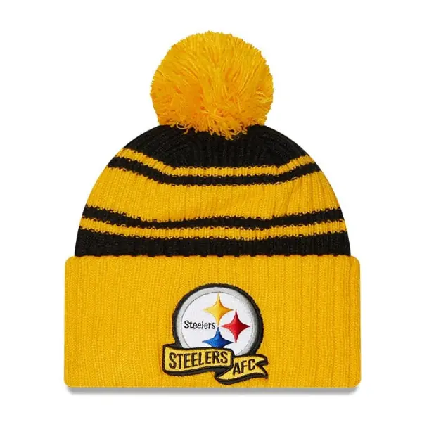 Gorro con Borla Pittsburgh Steelers New Era 2022 Sideline