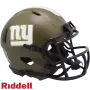 Casco Miniatura de Velocidad Riddell Salute To Service de los New York Giants