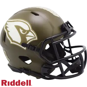 Casco Miniatura Riddell Salute To Service de los Arizona Cardinals