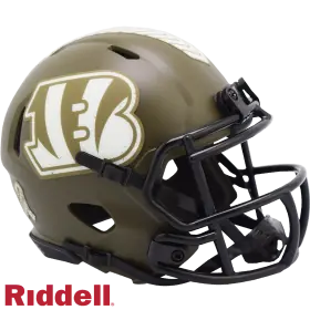 Cincinnati Bengals Riddell Salute To Service Speed Mini Casco